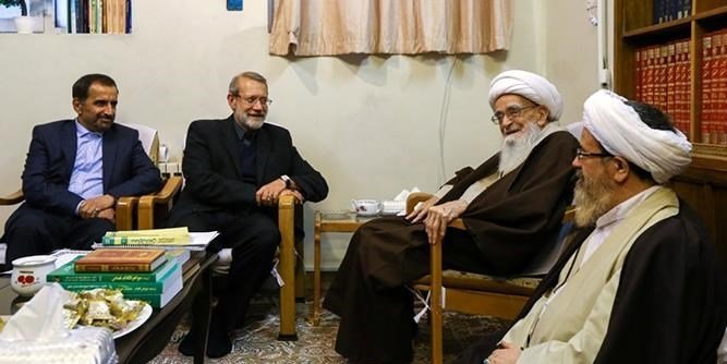 دیدار رئیس مجلس با آیات عظام و مراجع تقلید