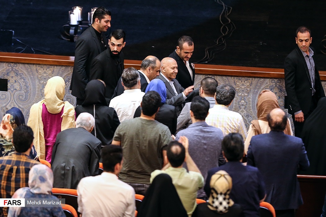 عکس/ الهی قمشه‌ای در کنسرت شهرام ناظری