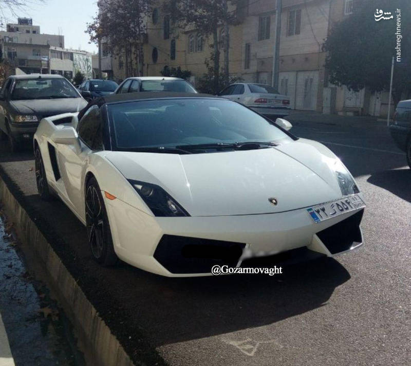 عکس/ لامبورگینی گالاردو در تهران