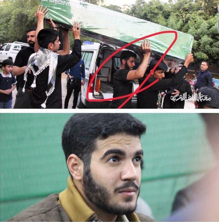 عکس/ شهیدی که هفته گذشته زیر تابوت شهدا بود