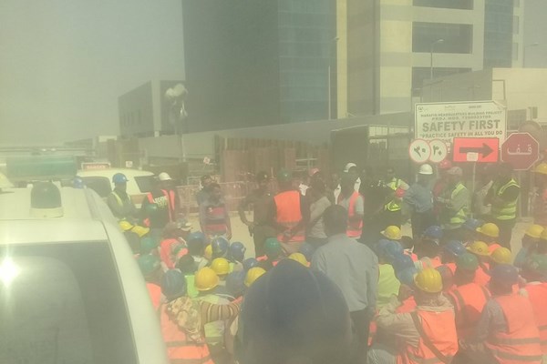 پلیس عربستان به تجمع کارگران معترض تیراندازی کرد
