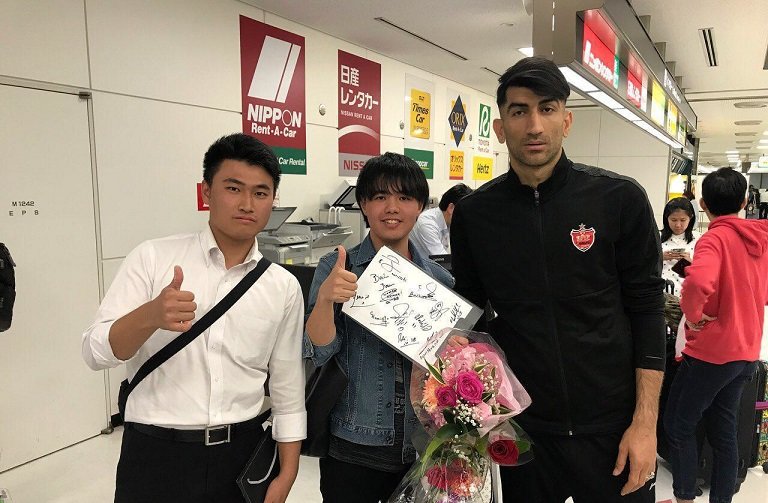 بیرانوند، ایرانی محبوب در ژاپن بیرانوند، ایرانی محبوب در ژاپن