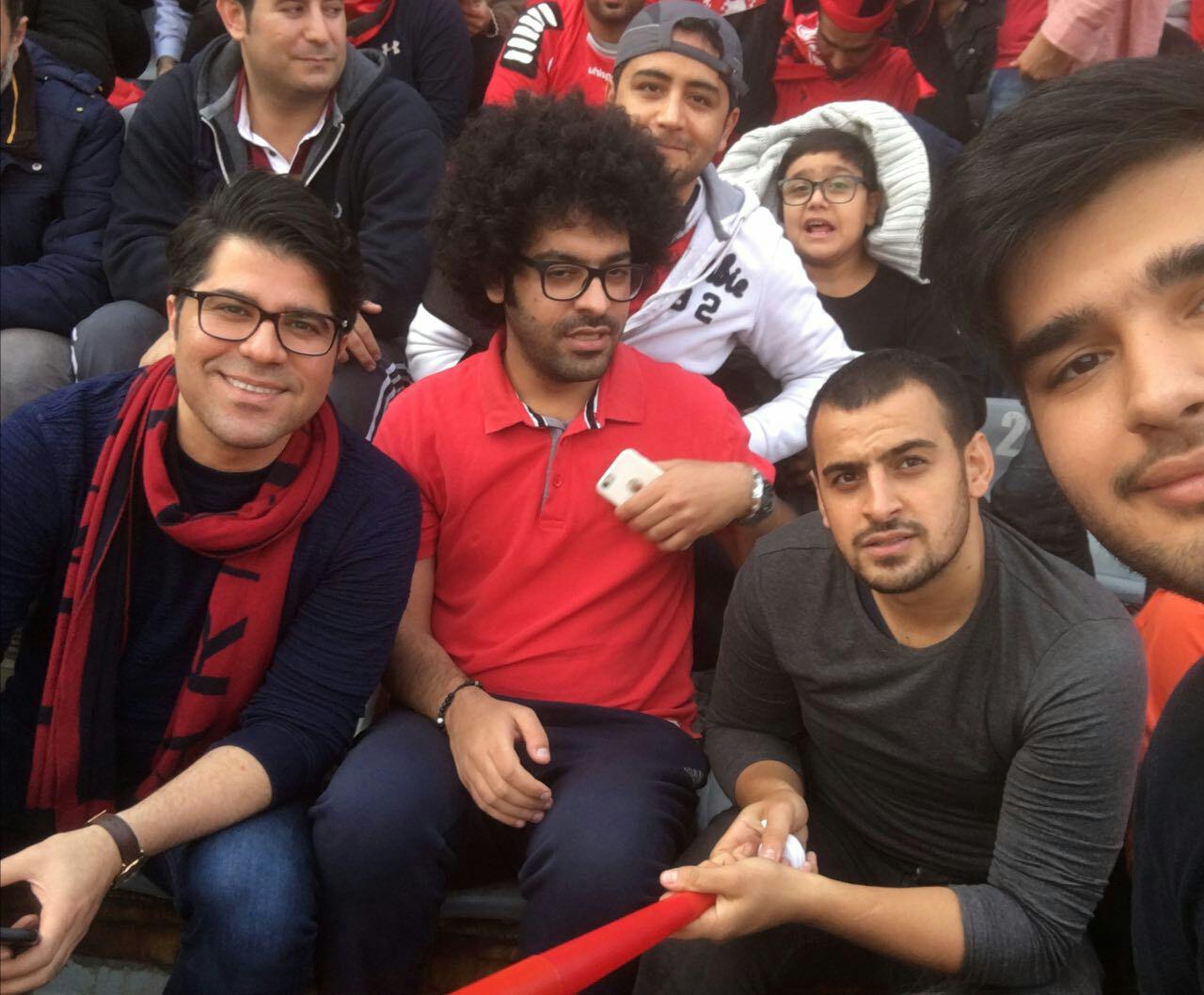 عکس/ حامد همایون در استادیوم آزادی