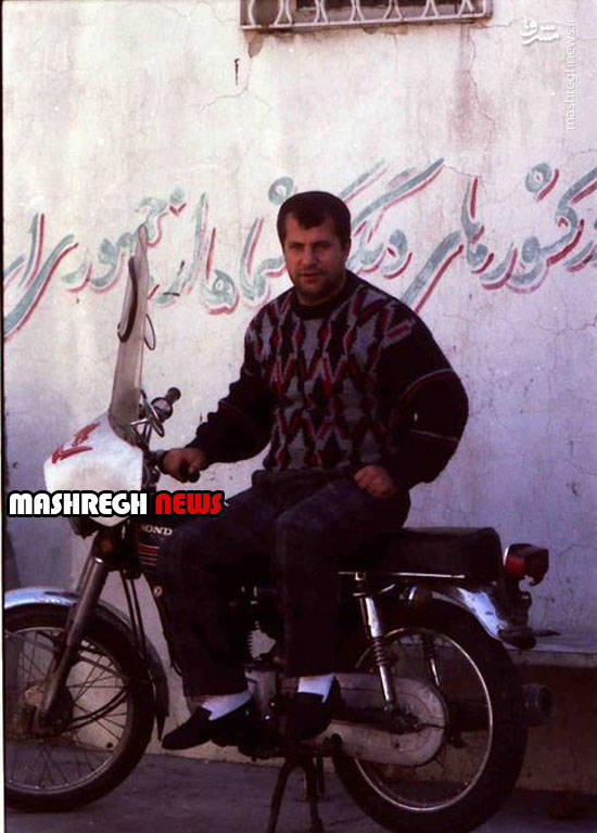 عکس/ علی پروین روی موتور هوندا