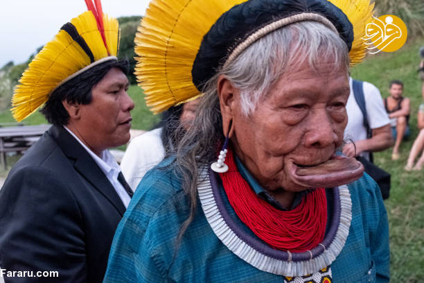 وقتی روحانی با یک رهبر سرخپوست اشتباه گرفته شد+عکس وقتی روحانی با یک رهبر سرخپوست اشتباه گرفته شد+عکس