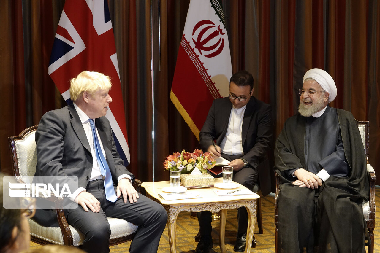 عکس/ خنده‌های روحانی با نخست وزیر انگلیس