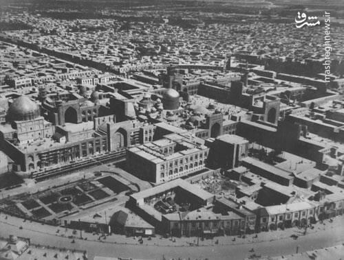 قدیمی‌ترین عکس هوایی از حرم امام رضا (ع)
